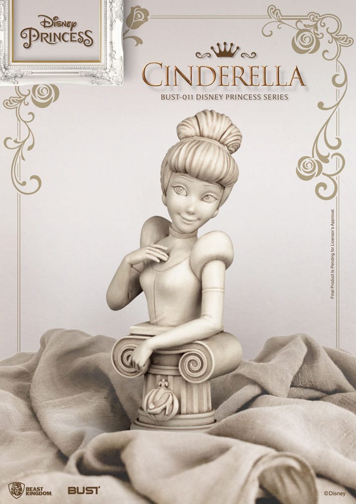 Beast Kingdom Disney Princess Series PVC Bust Cindarella 15 cm