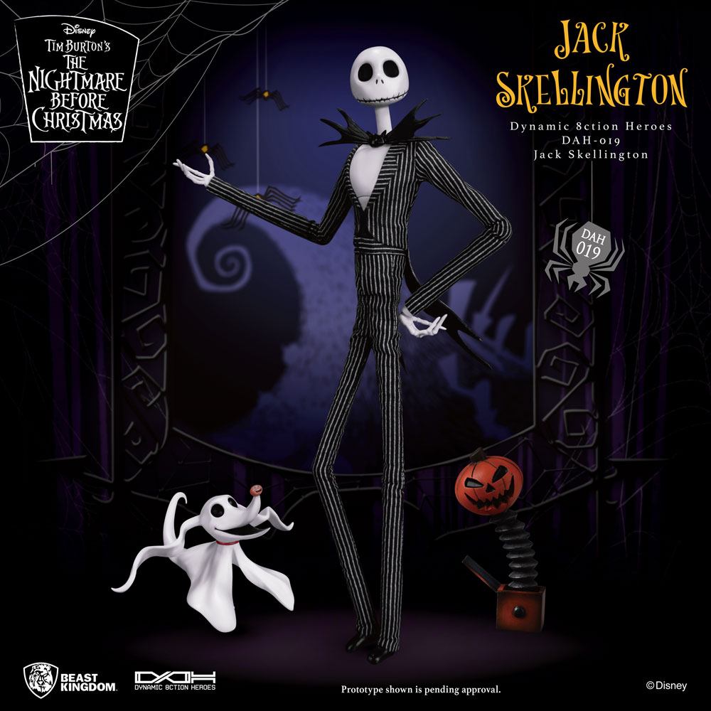 Beast Kingdom Nightmare before Christmas Dynamic 8ction Heroes Action Figure 1/9 Jack Skellington 21 cm