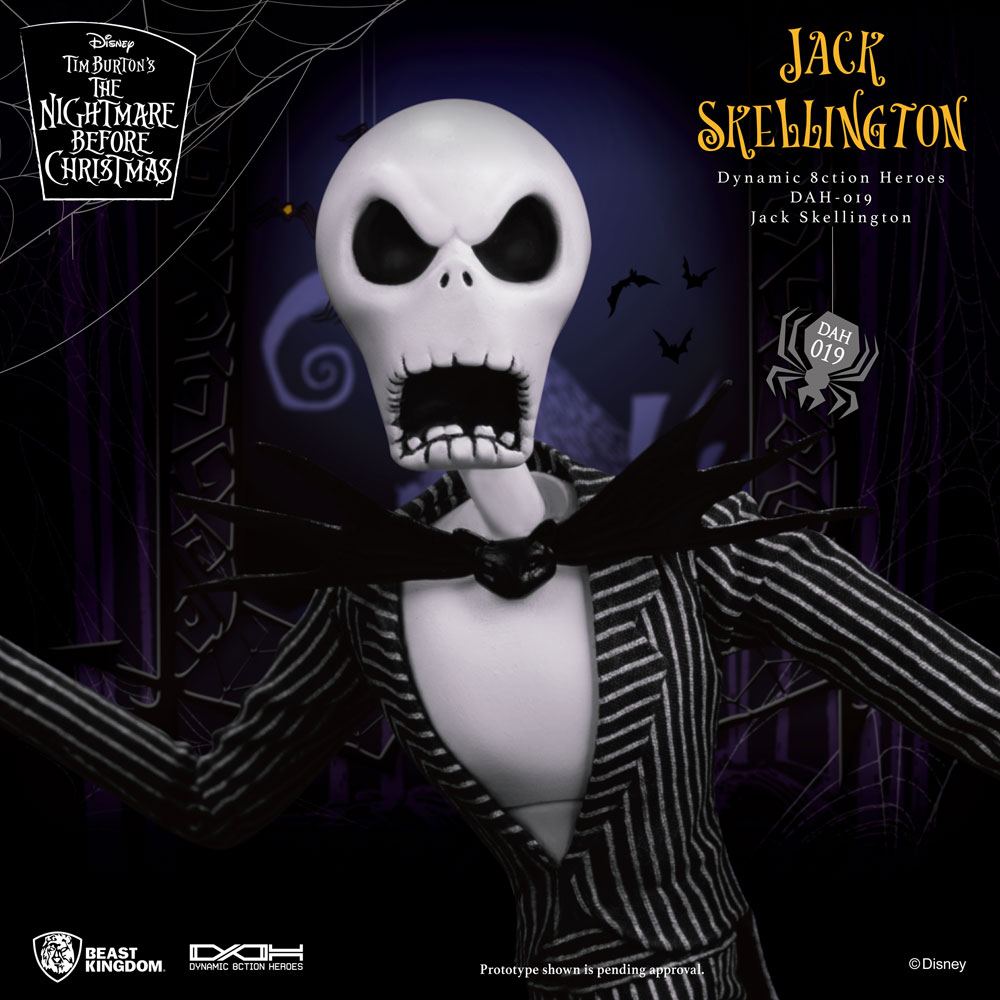 Beast Kingdom Nightmare before Christmas Dynamic 8ction Heroes Action Figure 1/9 Jack Skellington 21 cm