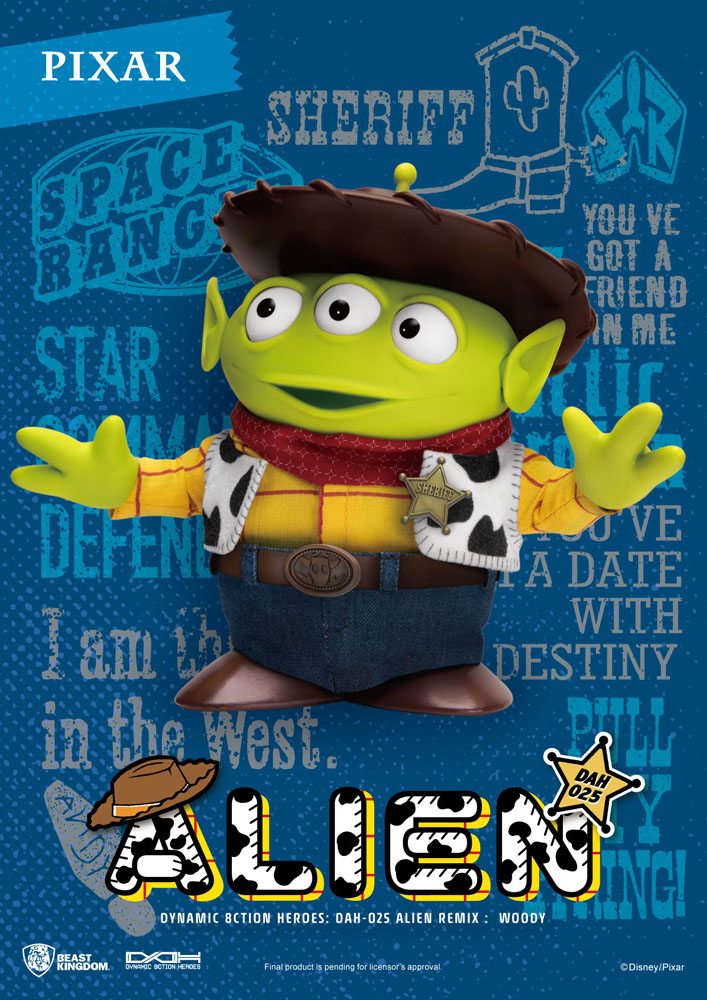 Beast Kingdom Toy Story Dynamic 8ction Heroes Action Figure Alien Remix Woody 16 cm