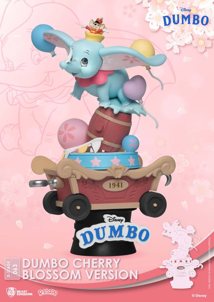 Beast Kingdom Disney D-Stage PVC Diorama Dumbo Cherry Blossom Version 15 cm