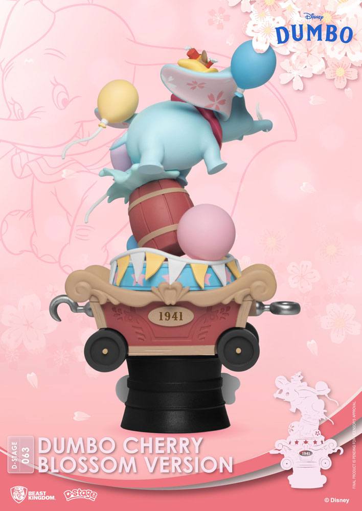 Beast Kingdom Disney D-Stage PVC Diorama Dumbo Cherry Blossom Version 15 cm