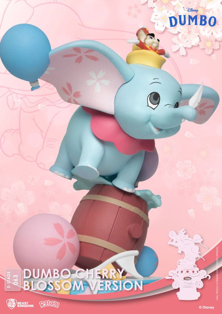 Beast Kingdom Disney D-Stage PVC Diorama Dumbo Cherry Blossom Version 15 cm