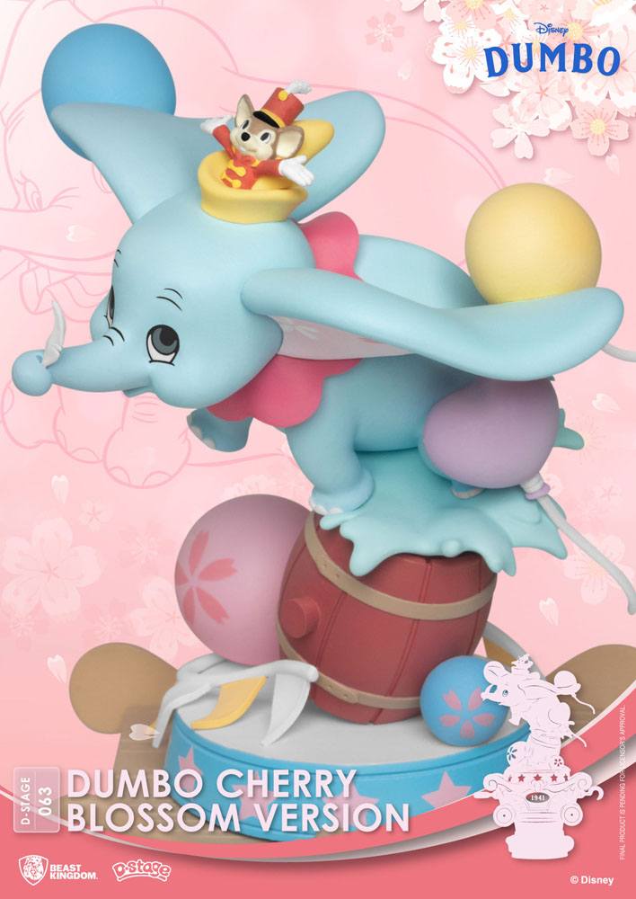 Beast Kingdom Disney D-Stage PVC Diorama Dumbo Cherry Blossom Version 15 cm