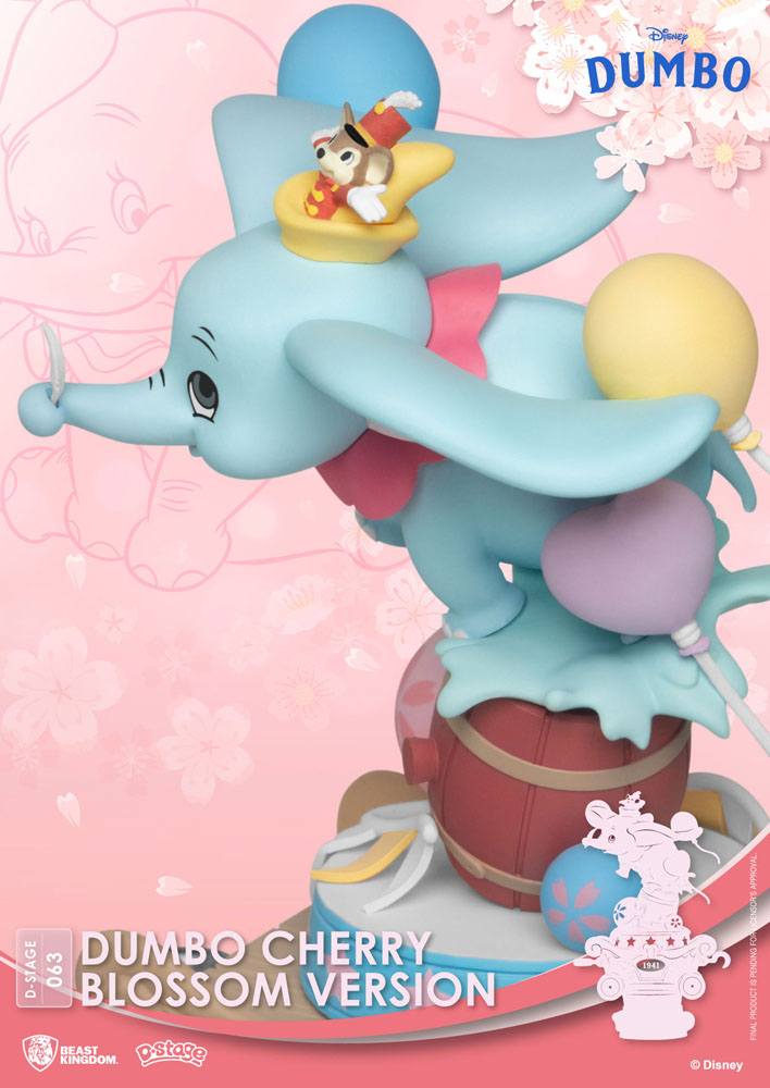 Beast Kingdom Disney D-Stage PVC Diorama Dumbo Cherry Blossom Version 15 cm