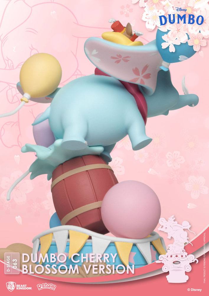 Beast Kingdom Disney D-Stage PVC Diorama Dumbo Cherry Blossom Version 15 cm