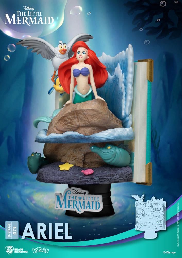 Beast Kingdom Disney Story Book Series D-Stage PVC Diorama Ariel New Version 15 cm