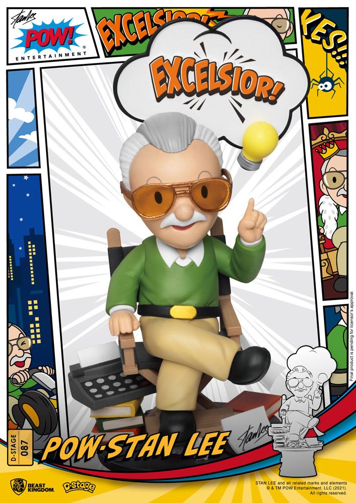 Beast Kingdom Stan Lee D-Stage PVC Diorama Stan Lee 16 cm