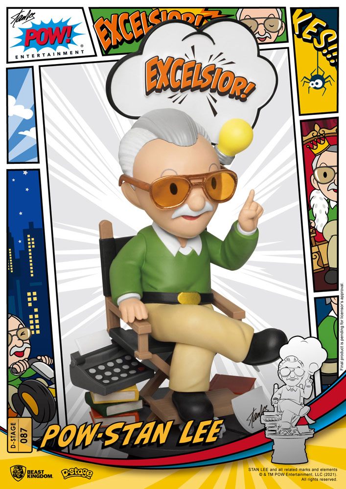 Beast Kingdom Stan Lee D-Stage PVC Diorama Stan Lee 16 cm