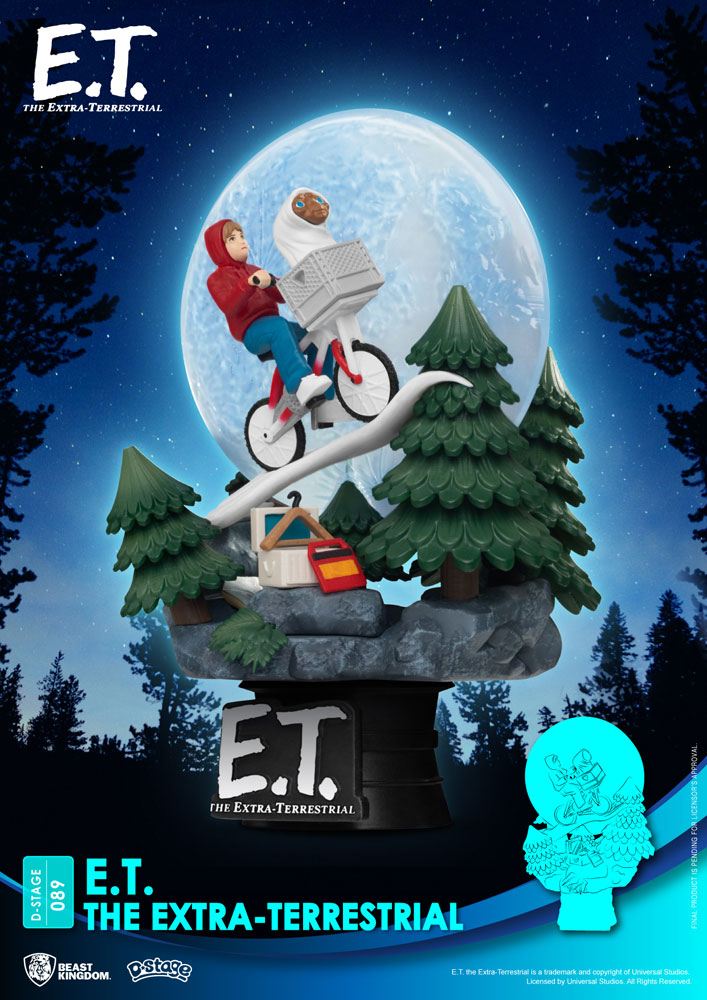 Beast Kingdom E.T. the Extra-Terrestrial D-Stage PVC Diorama Iconic Scene Movie Scene 15 cm