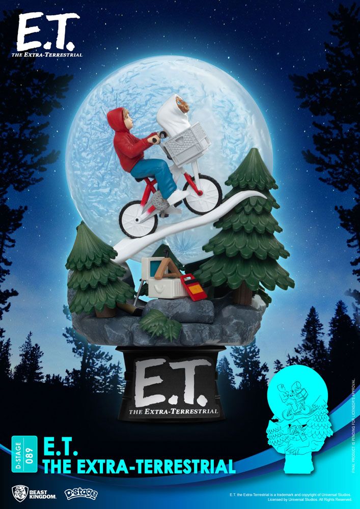 Beast Kingdom E.T. the Extra-Terrestrial D-Stage PVC Diorama Iconic Scene Movie Scene 15 cm