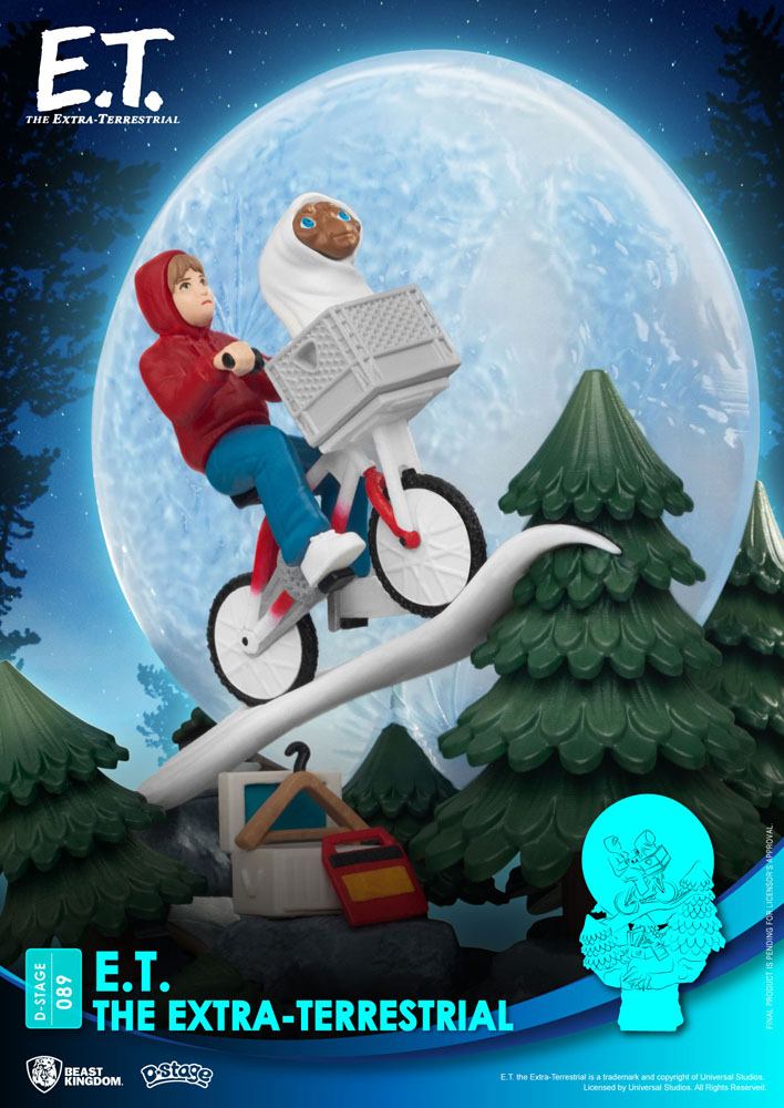 Beast Kingdom E.T. the Extra-Terrestrial D-Stage PVC Diorama Iconic Scene Movie Scene 15 cm