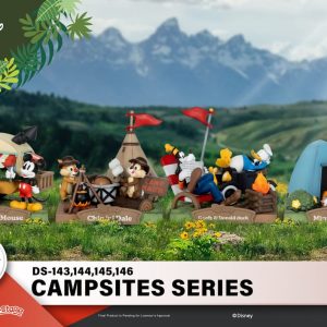 Beast Kingdom Disney D-Stage Campsite Series PVC Diorama Chip & Dale 10 cm