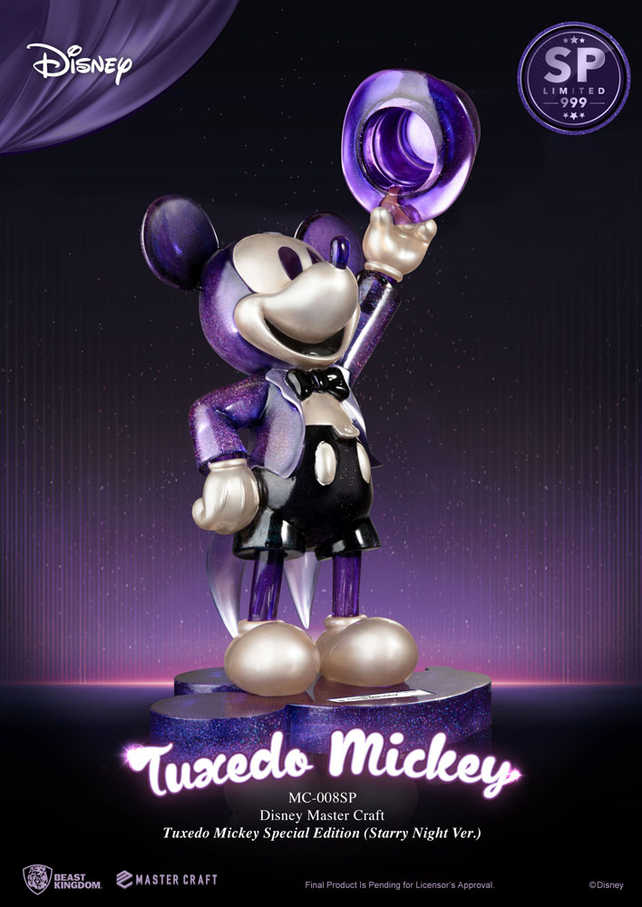 Beast Kingdom Mickey Mouse Master Craft Statue 1/4 Tuxedo Mickey Special Edition Starry Night Ver. 47 cm