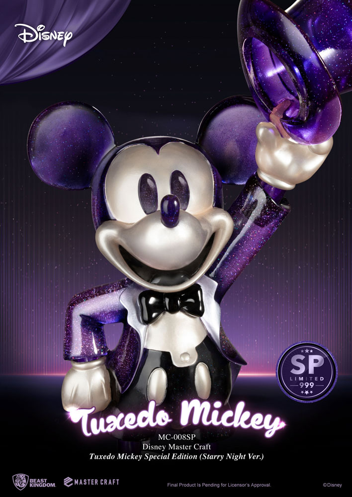 Beast Kingdom Mickey Mouse Master Craft Statue 1/4 Tuxedo Mickey Special Edition Starry Night Ver. 47 cm