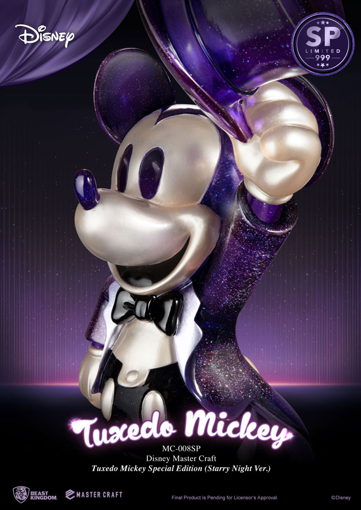 Beast Kingdom Mickey Mouse Master Craft Statue 1/4 Tuxedo Mickey Special Edition Starry Night Ver. 47 cm