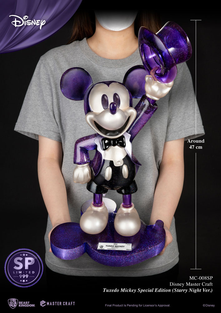 Beast Kingdom Mickey Mouse Master Craft Statue 1/4 Tuxedo Mickey Special Edition Starry Night Ver. 47 cm