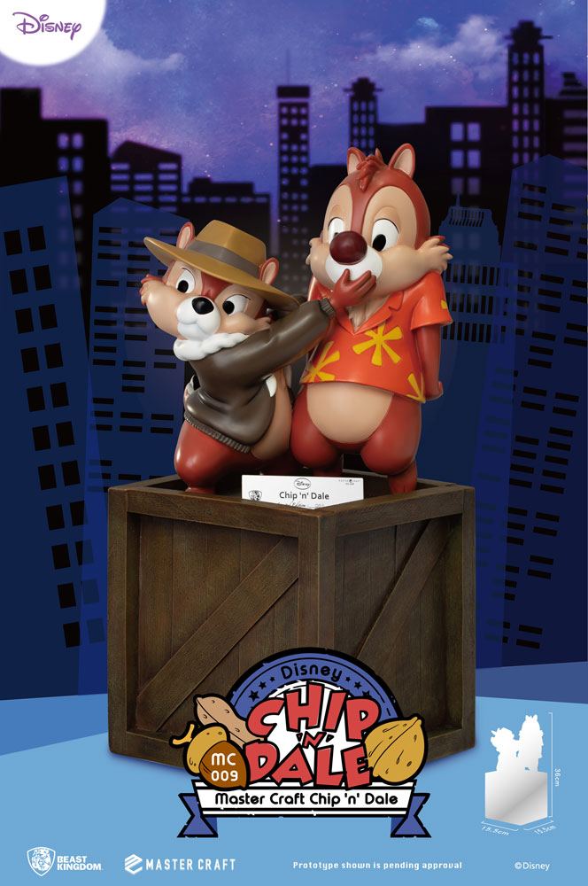 Beast Kingdom Chip 'n Dale: Rescue Rangers Master Craft Statue 35 cm