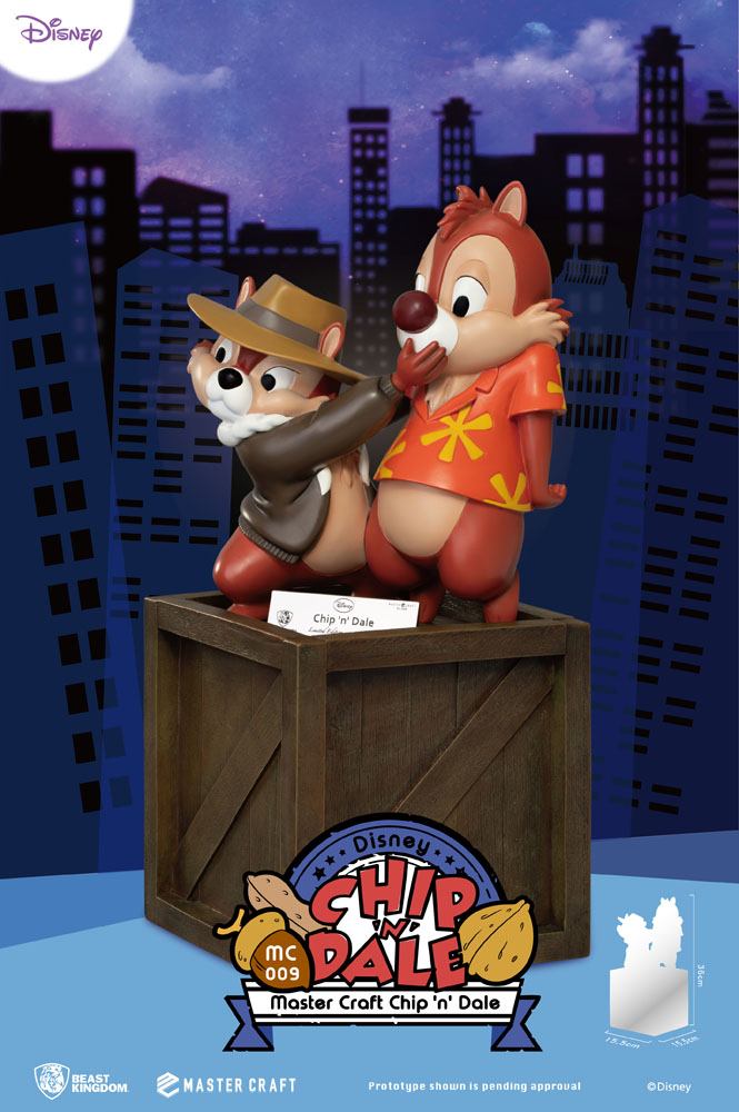 Beast Kingdom Chip 'n Dale: Rescue Rangers Master Craft Statue 35 cm