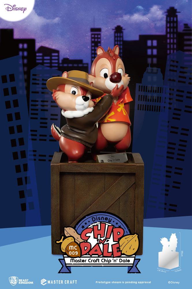 Beast Kingdom Chip 'n Dale: Rescue Rangers Master Craft Statue 35 cm