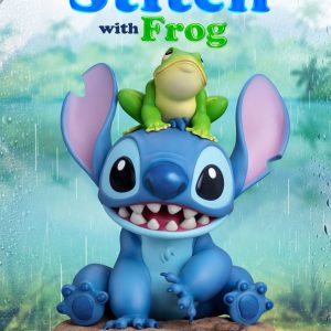 Beast Kingdom Disney 100th Master Craft Statue Stitch with Frog 34 cm