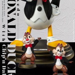 Beast Kingdom Disney 100th Master Craft Statue Tuxedo Donald Duck (Chip'n und Dale) 40 cm