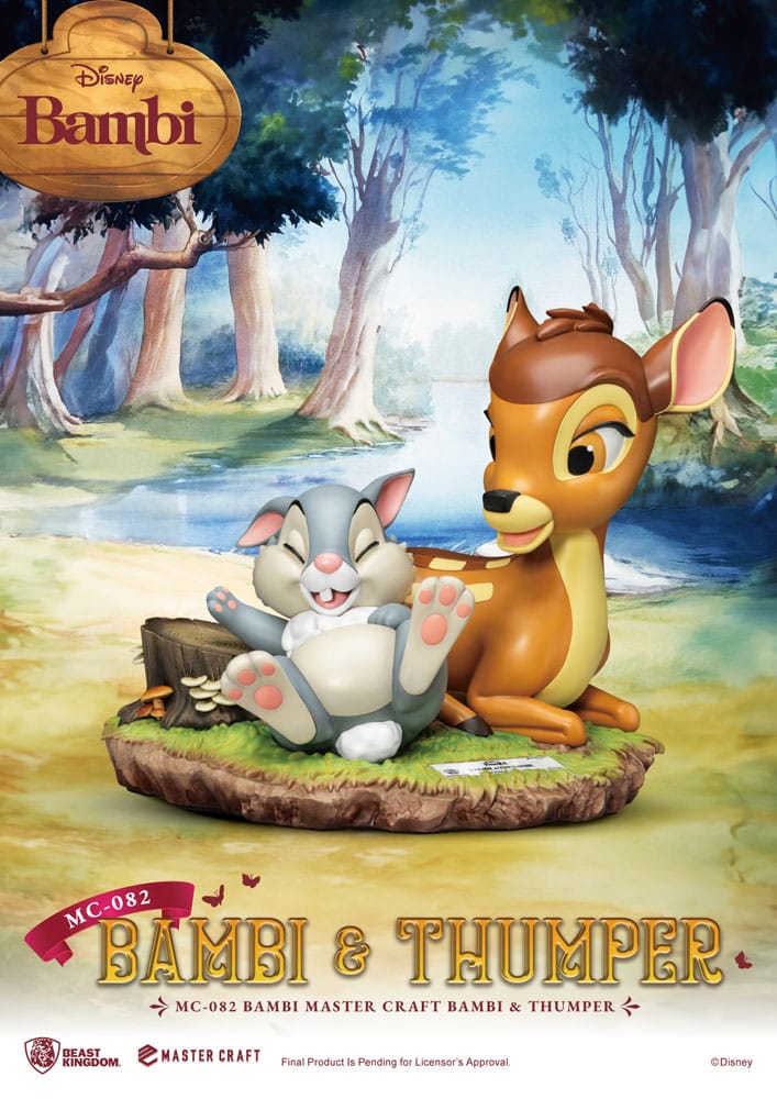 Beast Kingdom Disney Master Craft Statue Bambi & Thumper 26 cm