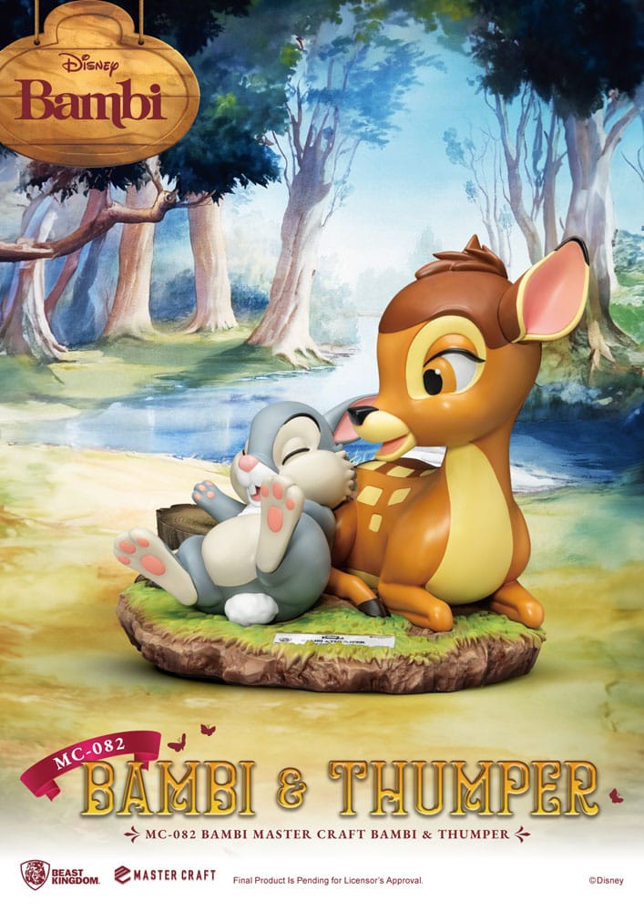 Beast Kingdom Disney Master Craft Statue Bambi & Thumper 26 cm