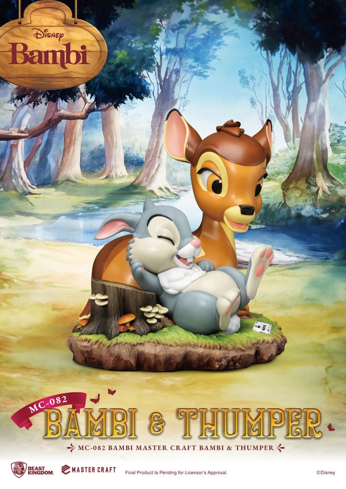 Beast Kingdom Disney Master Craft Statue Bambi & Thumper 26 cm