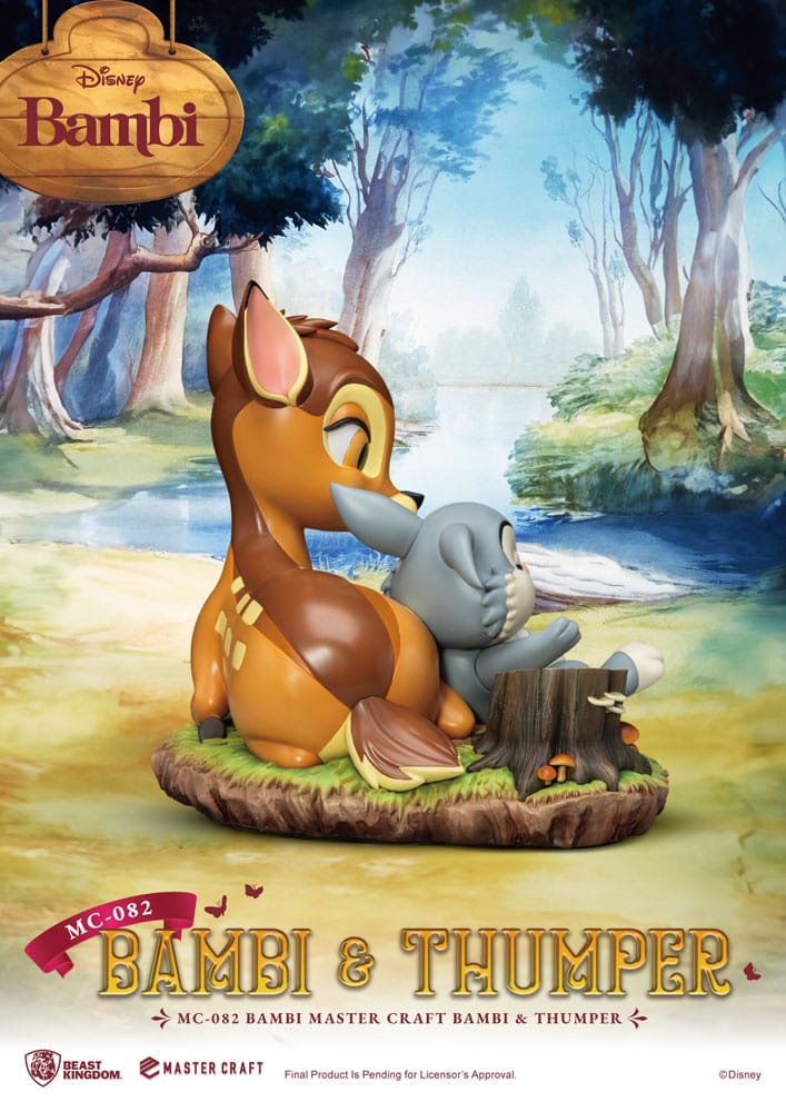 Beast Kingdom Disney Master Craft Statue Bambi & Thumper 26 cm