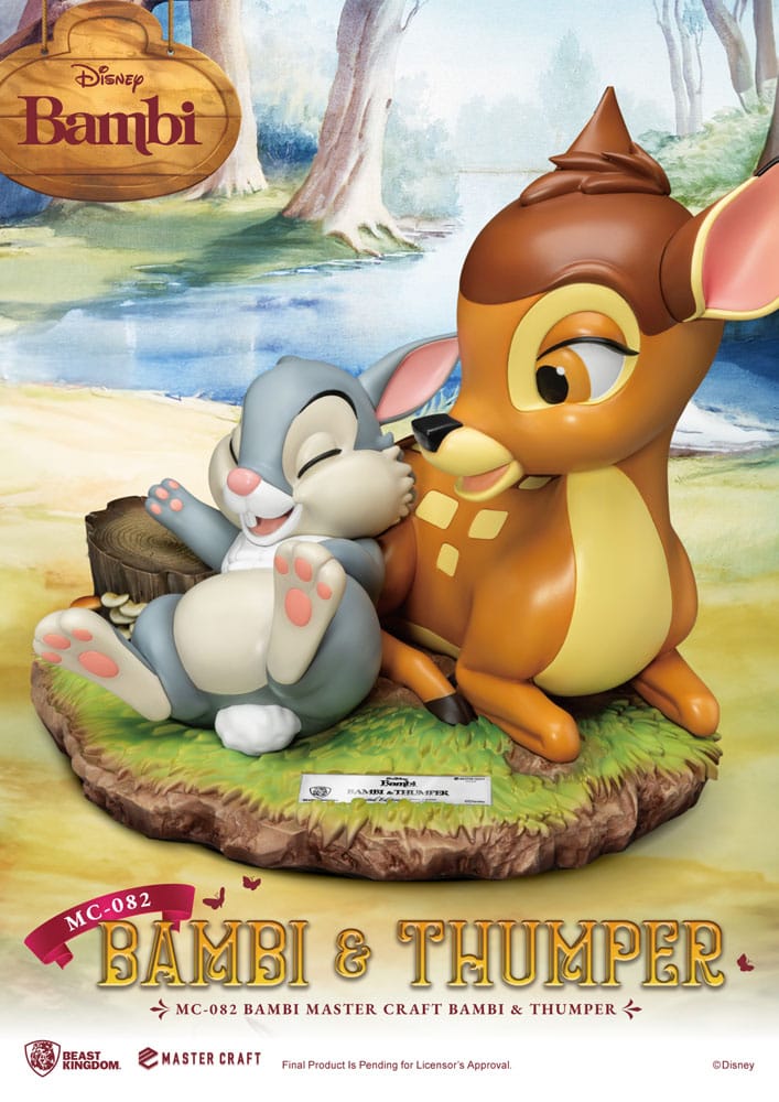 Beast Kingdom Disney Master Craft Statue Bambi & Thumper 26 cm