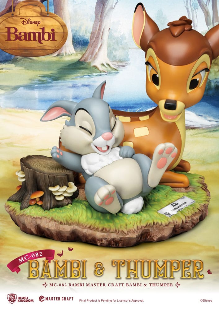 Beast Kingdom Disney Master Craft Statue Bambi & Thumper 26 cm