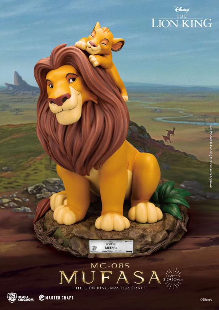 Beast Kingdom Disney Master Craft Statue The Lion King Mufasa 36 cm