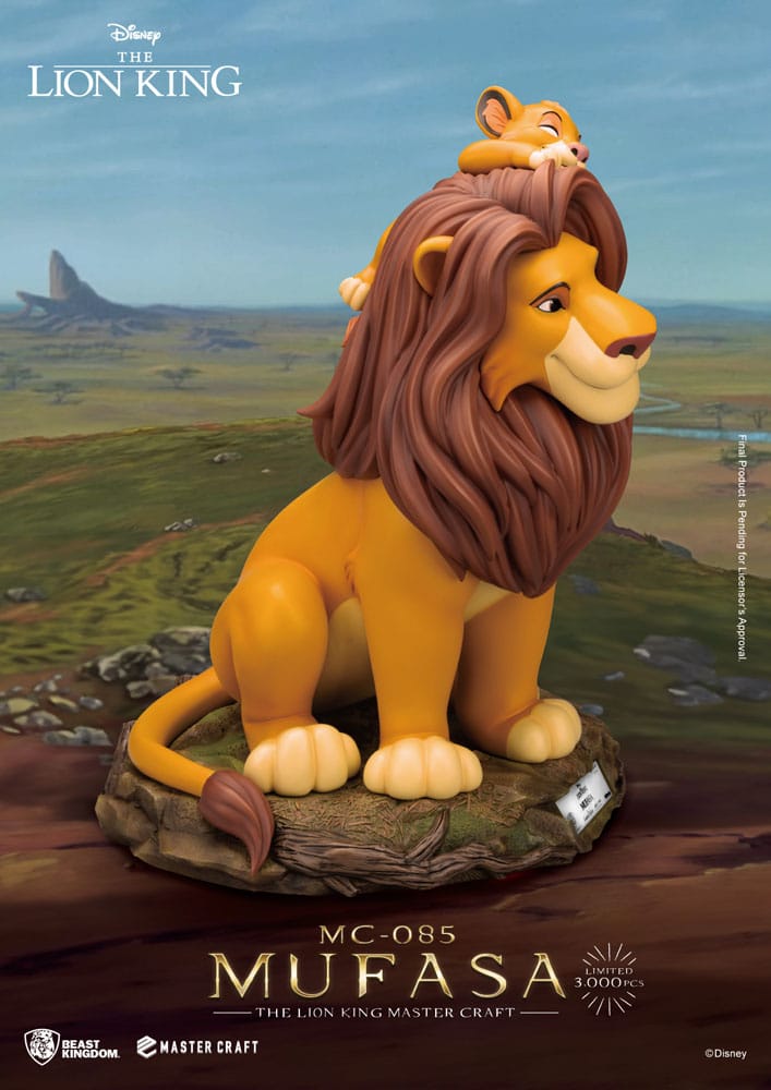 Beast Kingdom Disney Master Craft Statue The Lion King Mufasa 36 cm