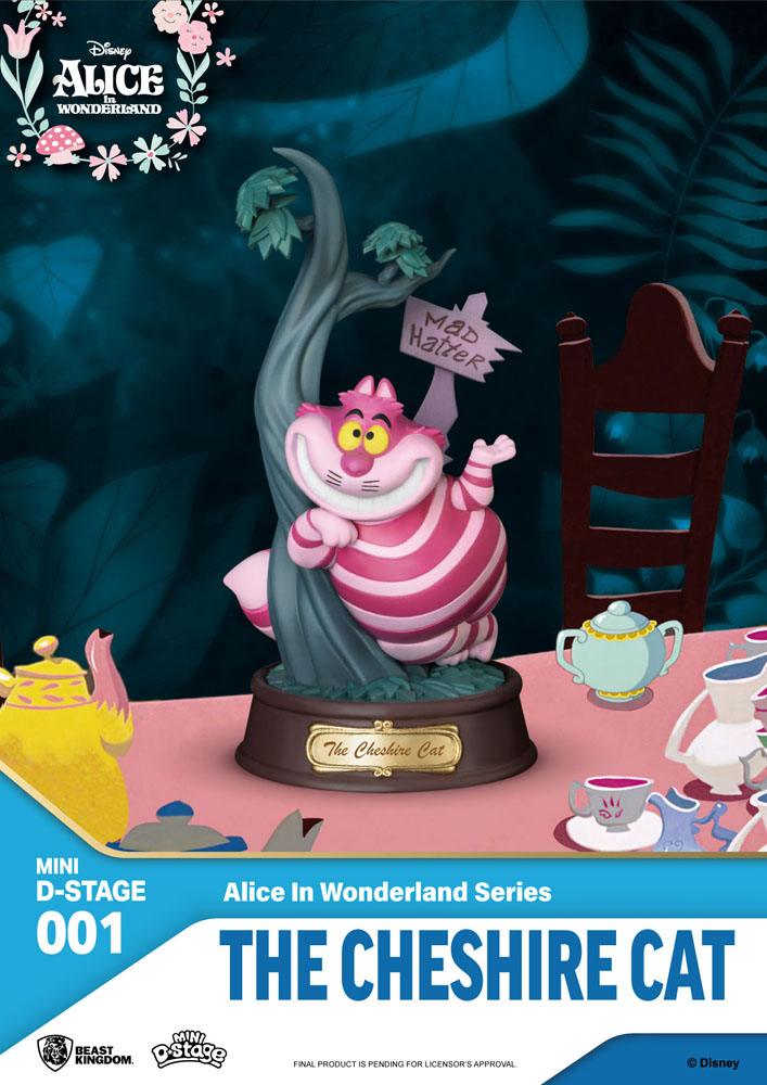 Beast Kingdom Alice in Wonderland Mini Diorama Stage Statues - Cheshire Cat