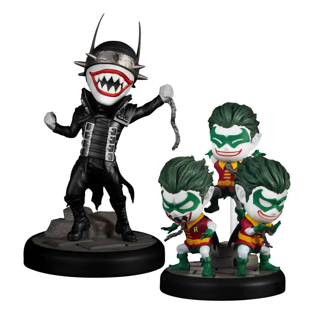 Beast Kingdom DC Comics Mini Egg Attack Figure 2-Pack Dark Nights: Metal The Batman Who Laughs & Robin Minions 8 cm