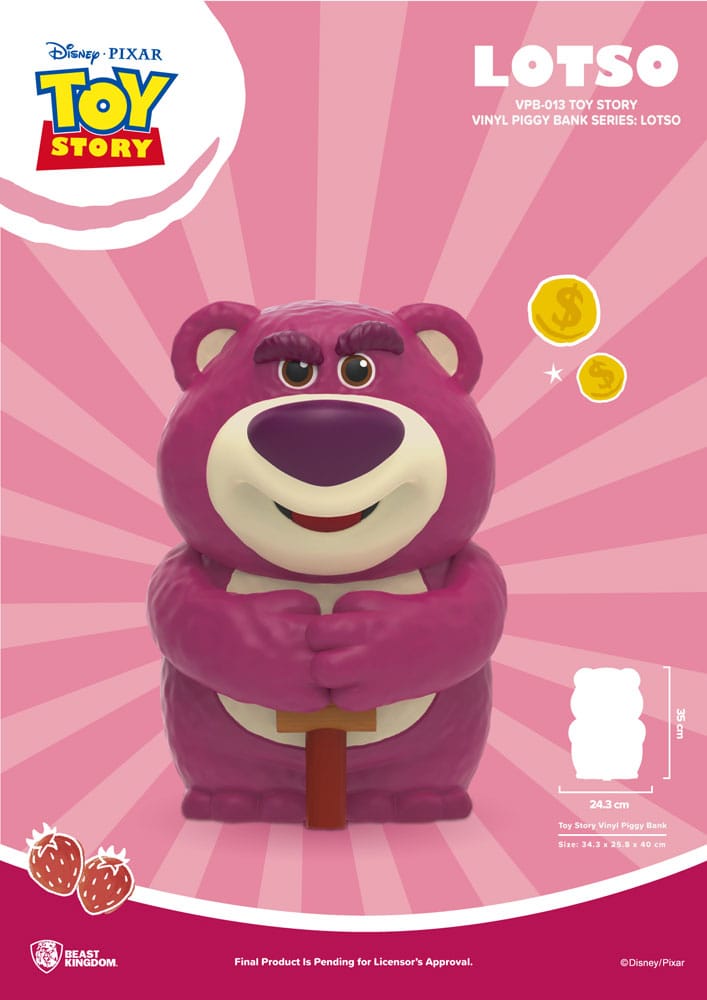 Beast Kingdom Toy Story Piggy Vinyl Bank Lotso 35 cm