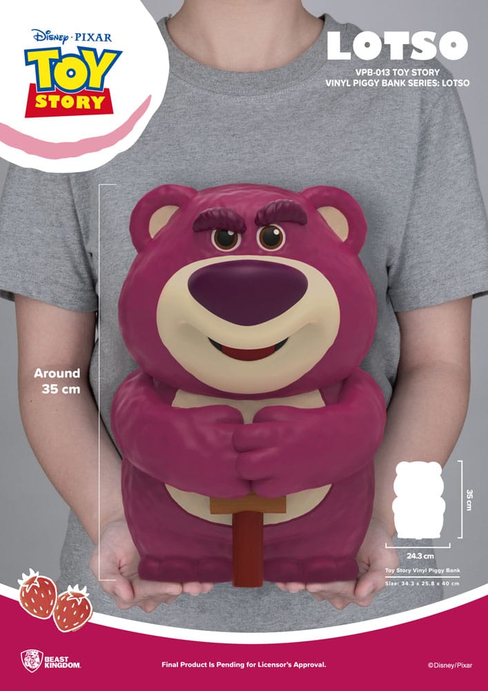 Beast Kingdom Toy Story Piggy Vinyl Bank Lotso 35 cm