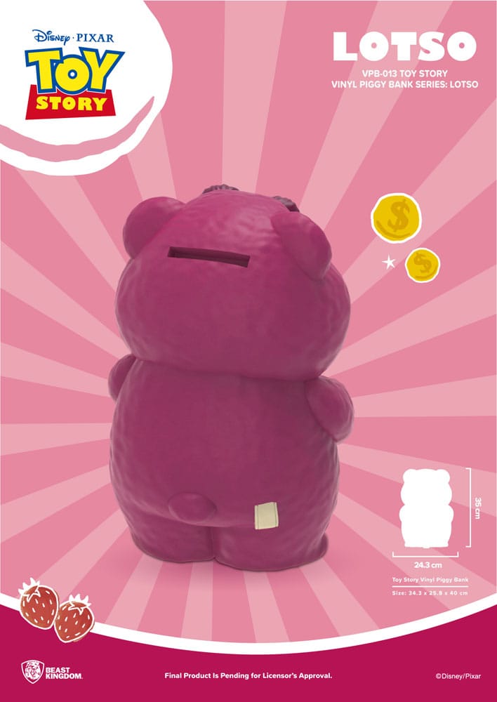 Beast Kingdom Toy Story Piggy Vinyl Bank Lotso 35 cm