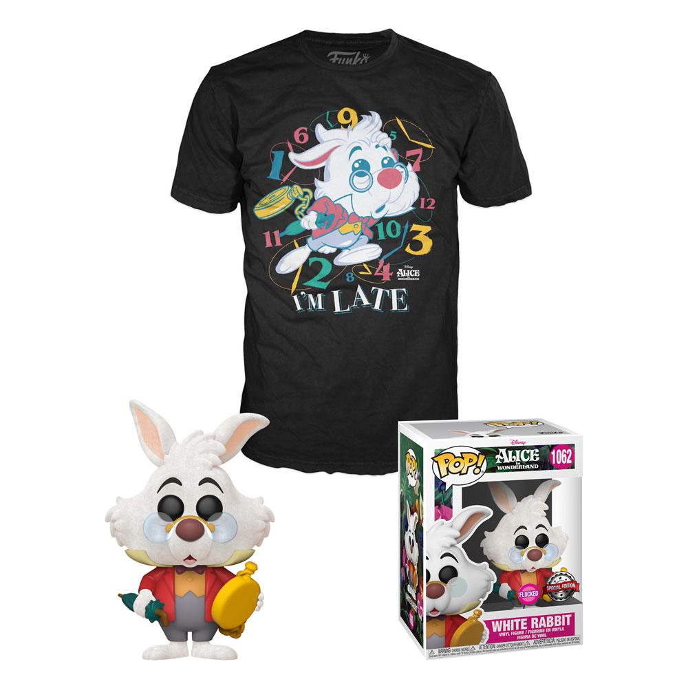 Alice in Wonderland POP! & Tee Box White Rabbit