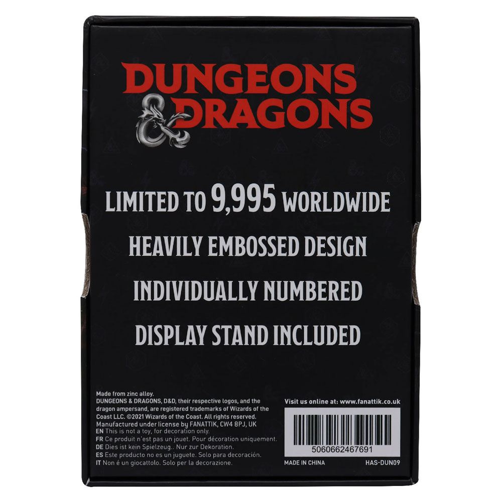 Dungeons & Dragons Ingot Monster Manual Limited Edition