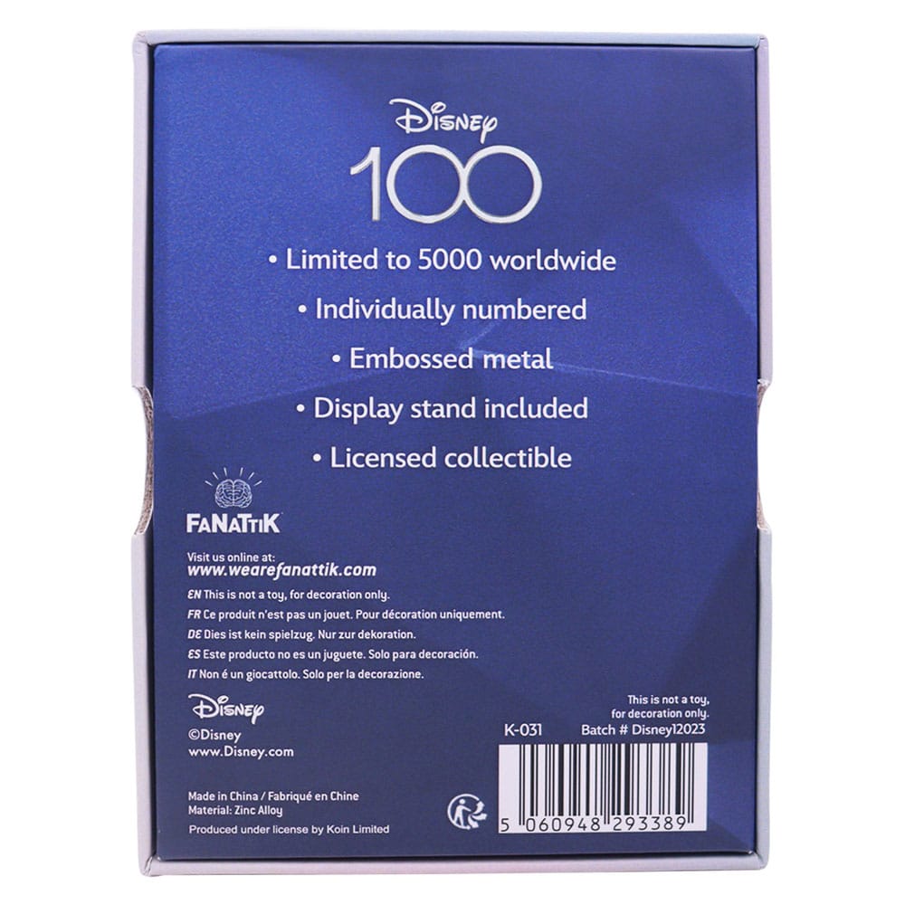 FaNaTiK Disney Ingot 100th Anniversary Limited Edition