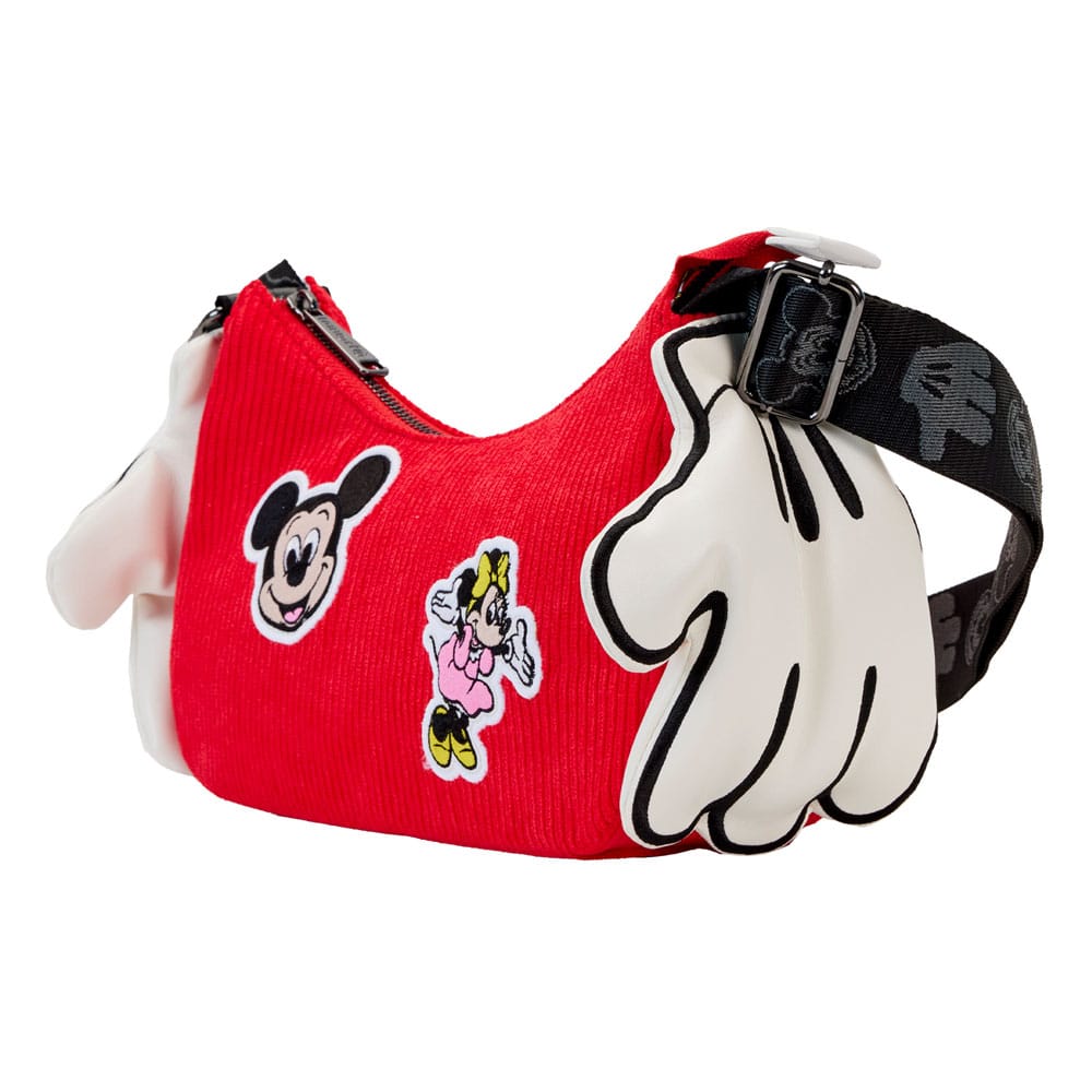 Disney by Loungefly Crossbody Mickey & Minnie 100th Anniversary Mickey Hands