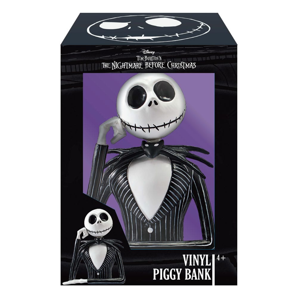 Monogram Nightmare before Christmas Figural Bank Deluxe Box Jack Bust