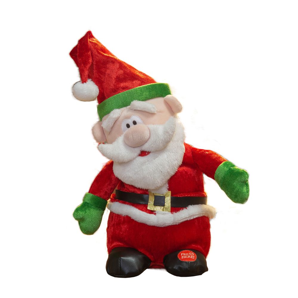 Musical Singing Swinging Santa Claus 9" - XM4923