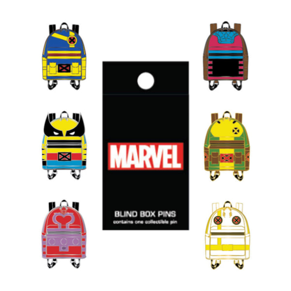 Loungefly Marvel X-Men Blind Box Enamel Pin - 10 for £19.99