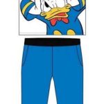 Men's Official Donald Duck Character S/Sleeve Top & Lounge Pant Pyjama Set